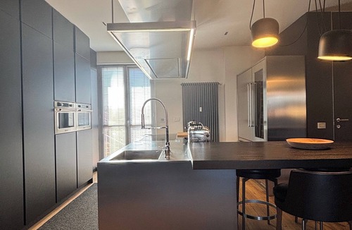 Langhe and Roero Apartment | Exclusive penthouse with panoramic terrace and private pool in the center of Alba