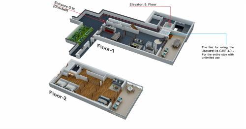 Vorstadte Apartment | Exclusive Rooftop Duplex Penthouse, Hot Tub, 2 Terrace Views, 230sqm, Downtown, 6min walk to main station