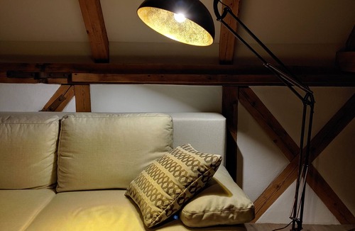 Cortendorf Apartment | Exclusive studio apartment with roof terrace and view of the Veste in the Cortendorfer Stadel