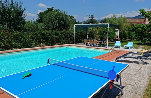 Marlia Villa | Exclusive villa, huge swimming pool and flowered garden with bbq. Free WiFi + AC