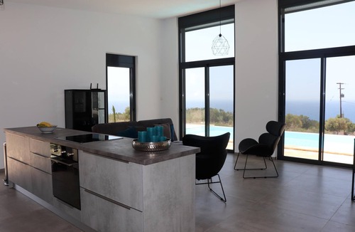 Evgiros House | Exclusive villa with pool, built in 2021, stunning sea view, Ionian island of Le