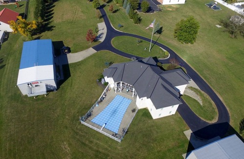 Otterbien Home House | Executive home on acreage and on a golf course.