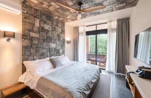 Tulum Hotel | Executive King Room Large Terrace Jetted Pool Jungle Views