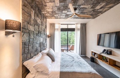 Tulum Hotel | Executive King Room Large Terrace Jetted Pool Jungle Views