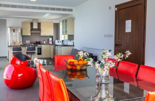 Kissonerga Villa | Executive Waterfront Villa with large pool, Spectacular Sunsets and Sea Views