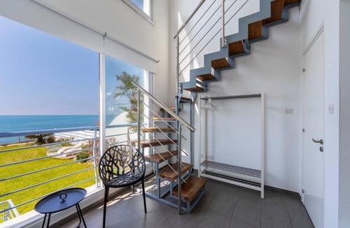 Kissonerga Villa | Executive Waterfront Villa with large pool, Spectacular Sunsets and Sea Views