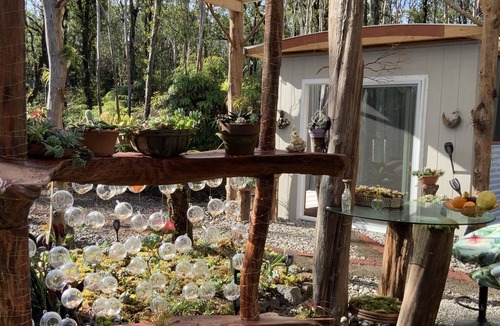Mountain View House | Exotic garden cottage at amazing volcanic fissure