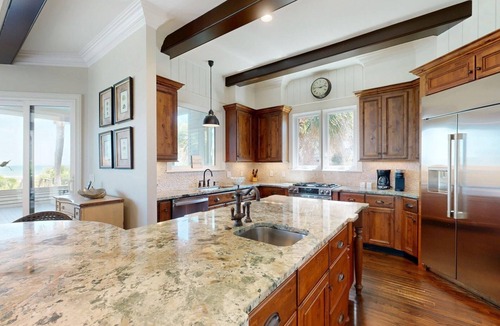 Palmetto Dunes House | Expansive Private Oceanfront Home with Vaulted Ceilings and Private Pool!