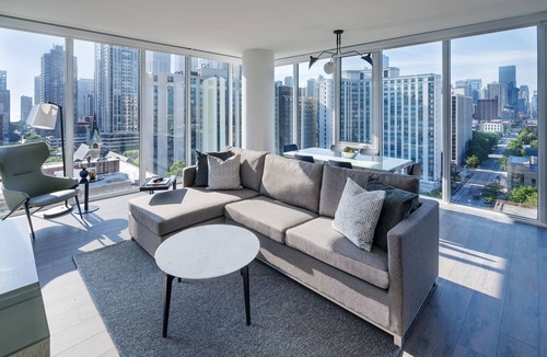 Near North Side Hotel | Experience Chic Old Town Living: Spacious Suites, Top Amenities & Iconic Locale