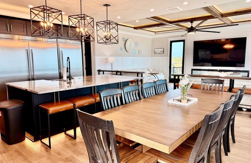 Yaupon Beach House | Experience luxury at 'How Suite It Is'—14-bedroom oceanfront retreat in Oak Island!