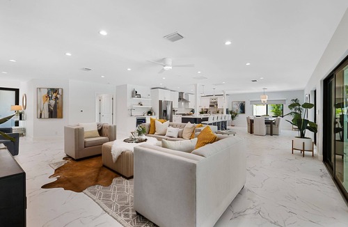 Harbour Inlet House | Experience Manatee Harbor, a Modern Heated Pool Getaway Near the Sand and Surf!