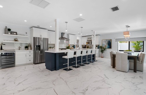 Harbour Inlet House | Experience Manatee Harbor, a Modern Heated Pool Getaway Near the Sand and Surf!