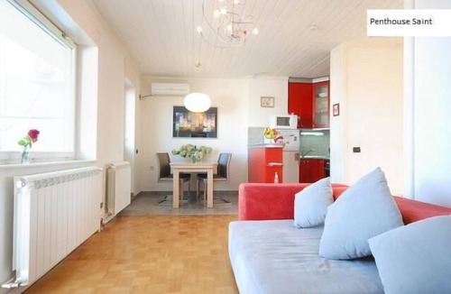 Vracar Apartment | Experience spring at the 10th floor Penthouse terrace overlooking Belgrade,enjoy