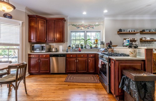 Marietta House | Experience the Private Pond & Dock |Relax by the Fire |Raving Reviews at Blackjack Acres|Truist Park
