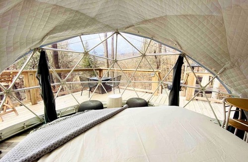 Todd Cabin | Experience Unrivaled Luxury: Exclusive Dome with Hot Tub and Unique Views in North Carolina