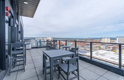 Cliff - Cannon Apartment | Experience urban luxury in this 8th floor studio rental!