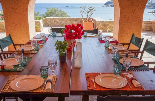 Megas Gialos Villa | Exquisite beachfront mansion, 5 bedrooms-Syros