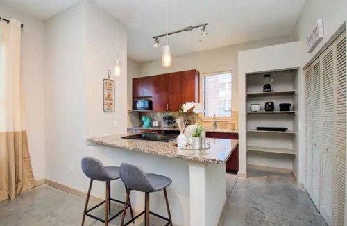 Riverside Terrace Apartment | Exquisite Houston Med. Center 2B/2B Apartment Free Parking