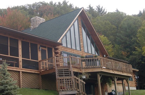 Windsor House | Exquisite Log Home with views near Woodstock, Vermont