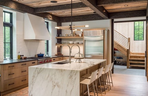Greenwood House | Exquisite Rustic Modern Ski Haus Right on MT Abram Bike Park