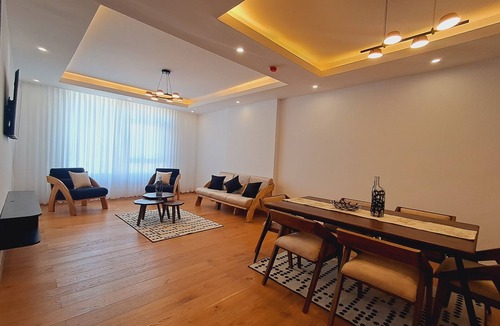 Bole Apartment | Exquisite Sanctuary Of Luxury 2-Bedroom, 3-Bathroom, with Extra Room & kitchen
