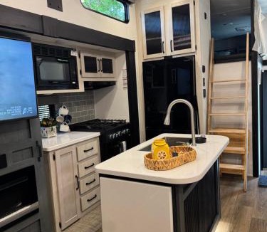 River Ranch Other | Extra large 4 bedroom with two full bath glamping rv with golf cart