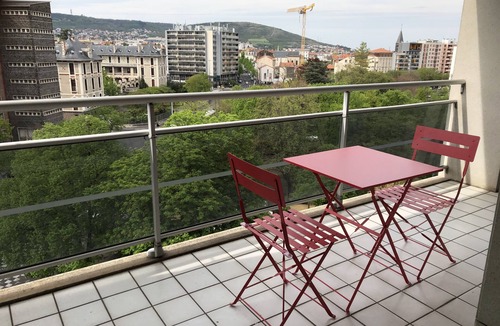 Sablon - Trudaine Apartment | F1 with open view, 6m2 terrace, WIFI