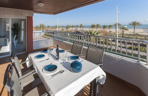Playa de Gandia Apartment | Fabulous beach condo for a great vacation. Sea views! - Only families
