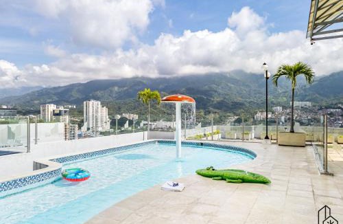 Ibague Apartment | Familiar Luxe - Aire Acondicionado - 2 Increíbles Terrazas - BBQ Privado