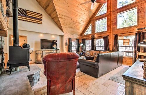 Heber House | Family Game Room: Spacious Overgaard Cabin