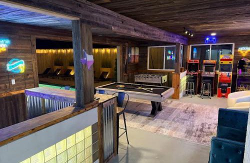 Dallas House | Family Paradise Playhouse includes Pool and Gameroom