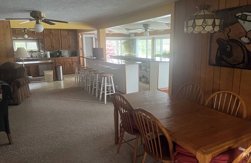 Centralia House | Family-sized home with best view of the lake! Firepit and boat access! n