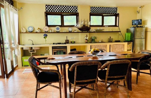 Balabag Apartment | Family Studio with panoramic windows to tropical greenery. 3 min to the beach
