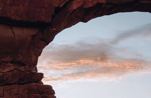 Moab House | Family Tent with Shared Bathroom - Nestled among the Abajo Mountains.