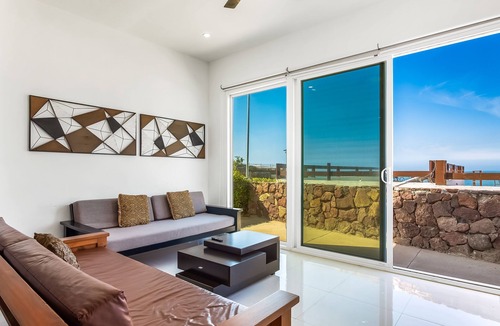 La Paloma House | Fantastic dog-friendly home with heated pool, hot tub, partial ocean view, patio