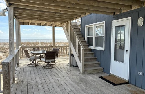 Harvey Cedars Apartment | Fantastic ocean views from this first floor ocean front duplex in Harvey Cedars