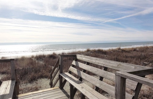 Surfside Beach House | FANTASTIC OCEANFRONT-Price drop ! Pool & Hot tub; Linens and gas grill included