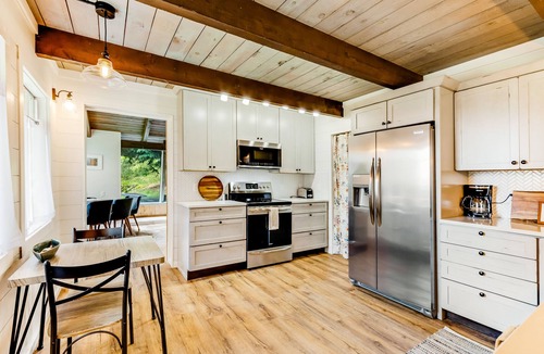 Olga House | Fantastic retreat near the water w/expansive deck & stylish interior - dogs OK