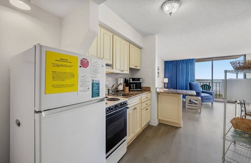Crescent Beach Condo | Fantastic views from this 1-bedroom oceanfront condo in Carolina Reef! | Carolina Reef - 105