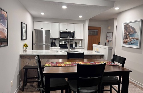 Harbor Springs Condo | Fantastic view of The Highlands! Comfortable 2-bedroom w/loft condo. Come relax.