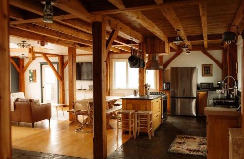 Alfred Station House | Fawn Crest -Timber Frame Retreat, Firepit, 20 acre