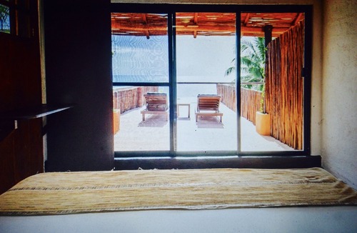 Zona Hotelera Apartment | Featuring Ocean Front Sunbathing Terrace.Best View on Tulum Beach!