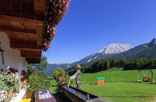 Ramsau bei Berchtesgaden Apartment | Ferienwohnung Steinberg, 1-2 Personen, 28 qm, Dusche/WC, Südbalkon, TV, 1 Schlafzimmer