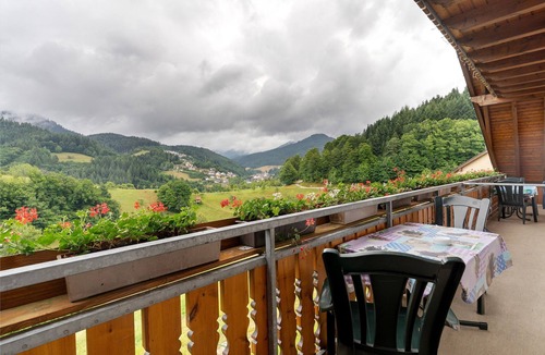 Bad Peterstal-Griesbach Apartment | Ferienhof Brutoni Apartment "Waldzauber" with Mountain View, Balcony, Shared Barbecue Area