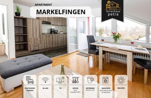 Radolfzell am Bodensee Apartment | Ferienhaus Petra - Großzügige Ferienwohnungen in bester Bodenseelage l 1 Minute zum Bodensee l 7 Ferienwohnungen l Vollausgestattete Küchen l Gratis-WLAN l Gratis Parkplätze l Mitten auf der Mettnau