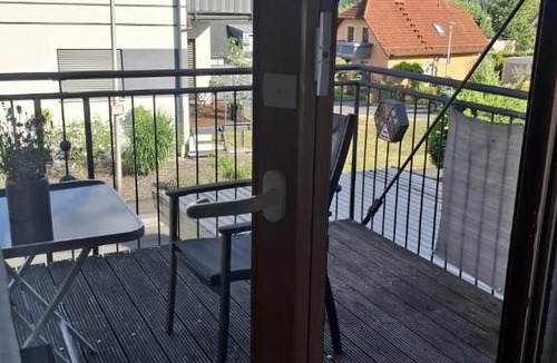 Hallerndorf Apartment | Ferienwohnung Balkonblick