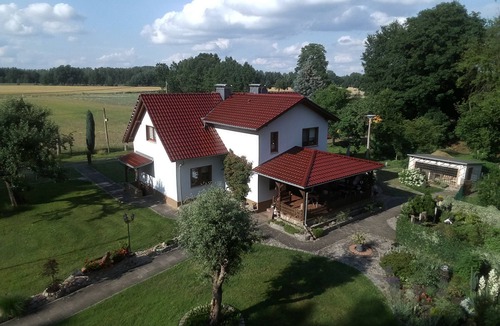 Schmogrow Apartment | Ferienwohnung Hänelt - Fewo, SZ, WZ, Du/wc, Küche, Terrasse