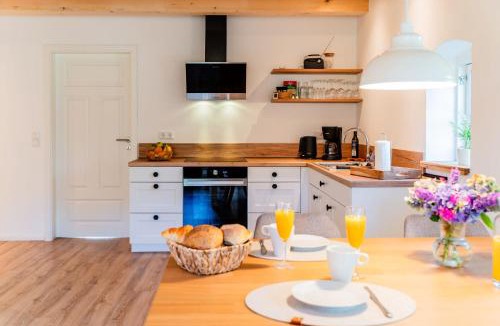 Steinbergkirche Apartment | Ferienwohnung Hanna - naturnah & hyggelig mit großem Außenbereich