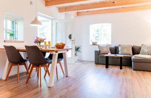 Steinbergkirche Apartment | Ferienwohnung Hanna - naturnah & hyggelig mit großem Außenbereich