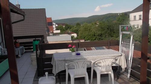 Kleinheubach Apartment | Ferienwohnung mit Klimaanlage für heiße Tage , Riesenbalkon mit Grillmöglichkeit
